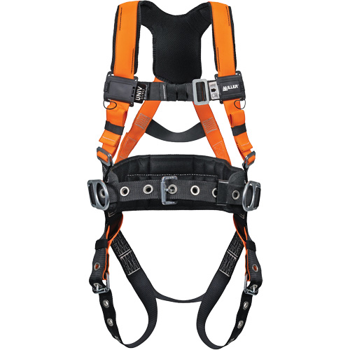 Miller® Titan™ Contractor Full-Body Harness with PFL/SRL Connector & Lumbar Pad, CSA Certified, Class AP, 2X-Large, 420 lbs. Cap.