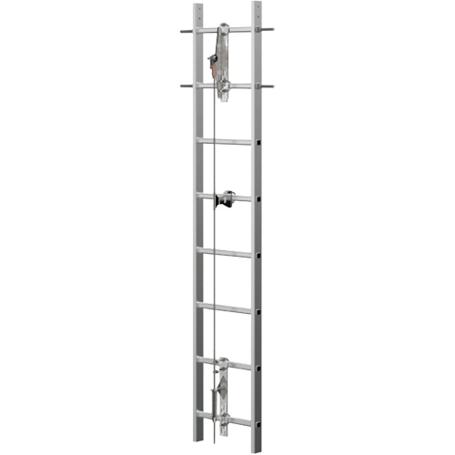 VI-Go® Vertical Cable Ladder Safety System, Galvanized Steel