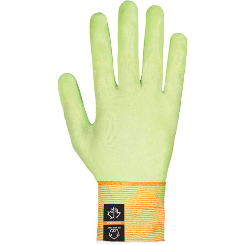 Dexterity Max™ Ultra-Thin High-Visibility Cut-Resistant Gloves, 5, Foam Nitrile Coated, ASTM ANSI Level A6