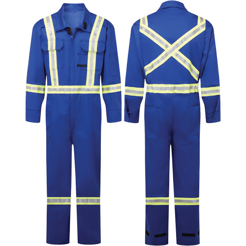 Avenger 9 oz FR Coveralls, Style 109, Men's, Royal Blue, Size 44
