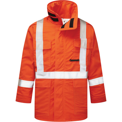 Avenger 9 oz High-Visibility Insulated Parka, Style 515, Men's, Large (Tall), Orange