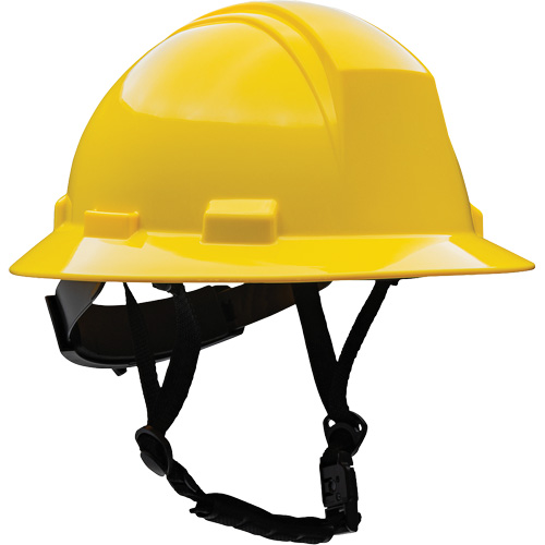 Kilimanjaro™ Full Brim Safety Helmet with HDPE Shell, Meets CSA Type 2, Ratchet Suspension, Non-Vented