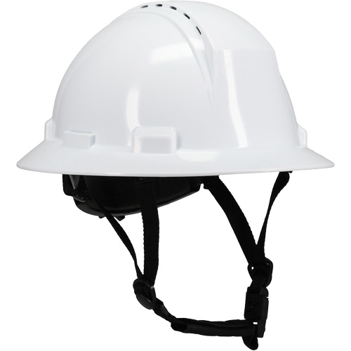 Kilimanjaro™ Full Brim Safety Helmet with HDPE Shell, Meets CSA Type 2, Ratchet Suspension, Vented