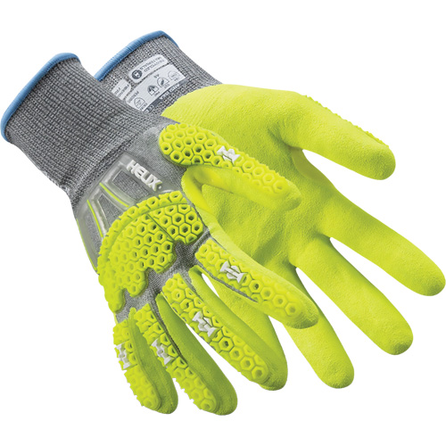 Helix® 3014IMP Impact Gloves, 2X-Small/5, HPPE Palm, Elastic/Knit Wrist Cuff
