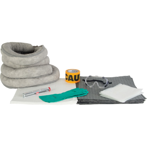Replacement Kit for10-Gallon Mine Spill Kit, Oil Only/Universal