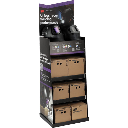 Speedglas™ Display Kit with G5-03 Pro Welding Helmets, Black/Blue/Charcoal/Green/Orange/Pink/Red/Silver/White