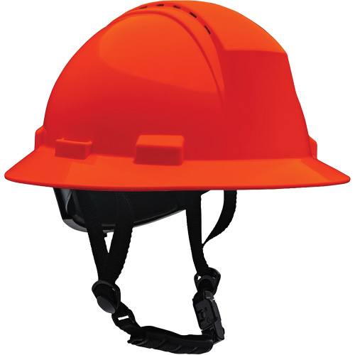 Kilimanjaro™ Full Brim Safety Helmet with HDPE Shell, Meets CSA Type 2, Ratchet Suspension, Vented