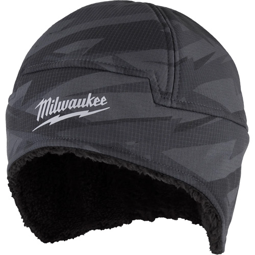 Secure Low-Profile Sherpa-Lined Beanie, Polyester Lining, Large/X-Large, Camo