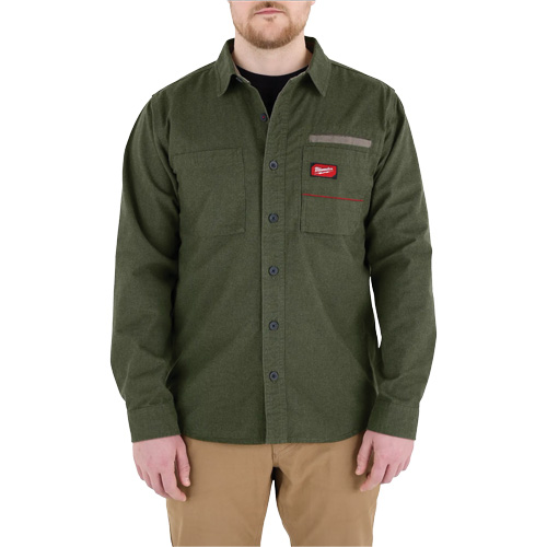 GRIDIRON™ Flannel Shirt, Men's, 3X-Large, Green