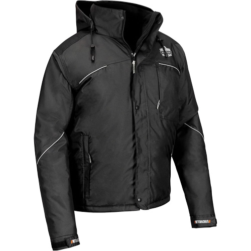 N-Ferno® Winter Work Jacket, Men's/Women's, X-Large, Black