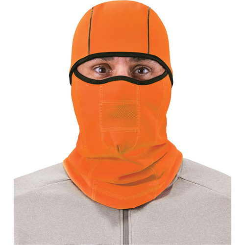 N-Ferno® Wind-Proof & Hinged Balaclava Face Mask, Fleece, Orange