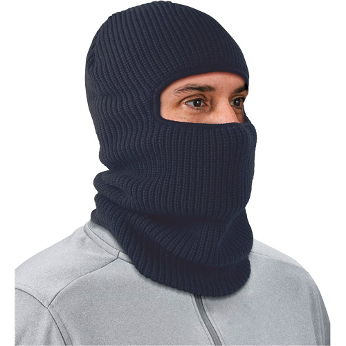 N-Ferno® 2-Layer Rib Knit Freezer Balaclava Face Mask, Acrylic, Navy