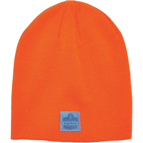 N-Ferno® Rib Knit Winter Hat, Acrylic Lining, One Size, Orange