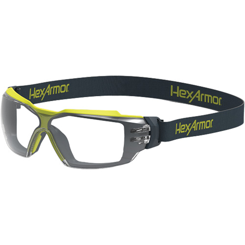 MX350 Safety Glasses with Gasket, Clear Lens, Anti-Fog/Anti-Scratch, ANSI Z87+/Meets/Exceeds CSA Z94.3