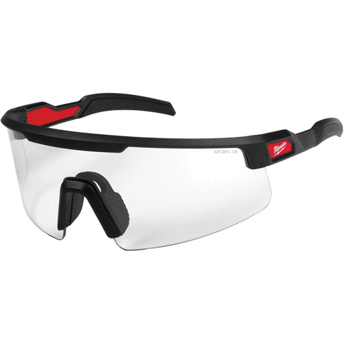 Wraparound Safety Glasses, Clear Lens, Anti-Scratch, ANSI Z87+/Meets/Exceeds CSA Z94.3