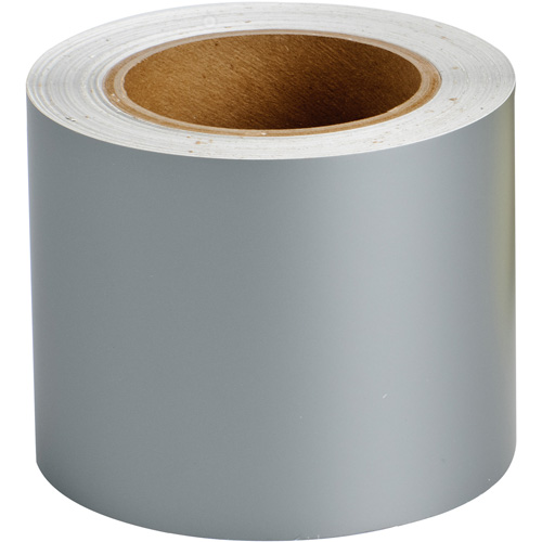 Pipe Marker Tape, 90', Grey