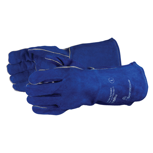 Welding Gloves, Split Cowhide, Size One Size