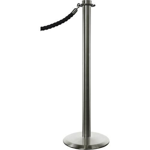 Portable Posts, 34" High, Satin Chrome