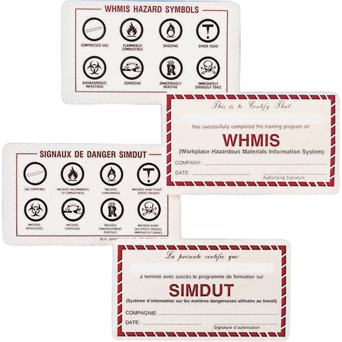 WHMIS Wallet Cards