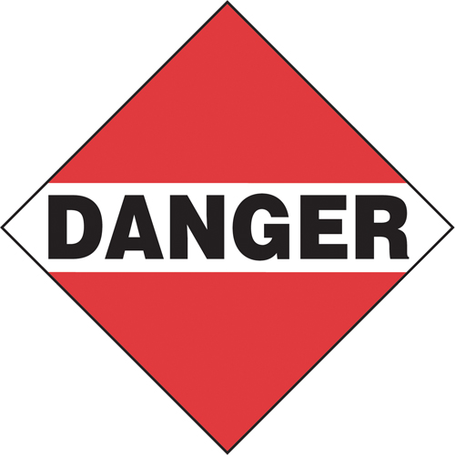 Danger Mixed Load TDG Placard, Tagboard