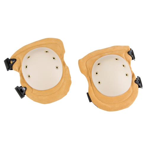 ALLEGRO INDUSTRIES Welding Knee Pads, Hook and Loop Style, Leather Caps, Foam Pads