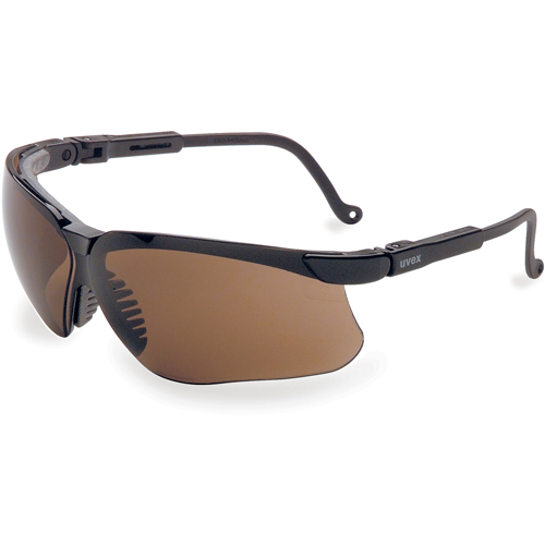 Uvex® Genesis® Safety Glasses, Brown Lens, Anti-Scratch, Meets/Exceeds CSA Z94.3