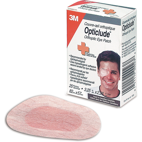 3MTM OpticludeTM Orthoptic Patch, Eye, Class 1