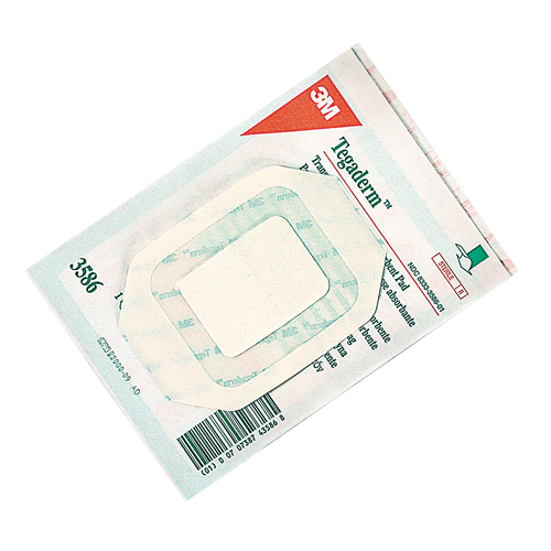 Tegaderm™ Transparent Dressing With Absorbent Pad, Rectangular/Square, 4", Plastic, Sterile