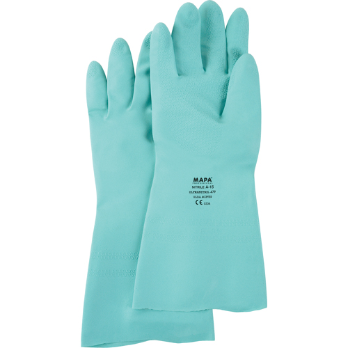 StanSolv® Z-Pattern Grip Gloves, Size 2X-Large/11, 13" L, Nitrile, 11-mil
