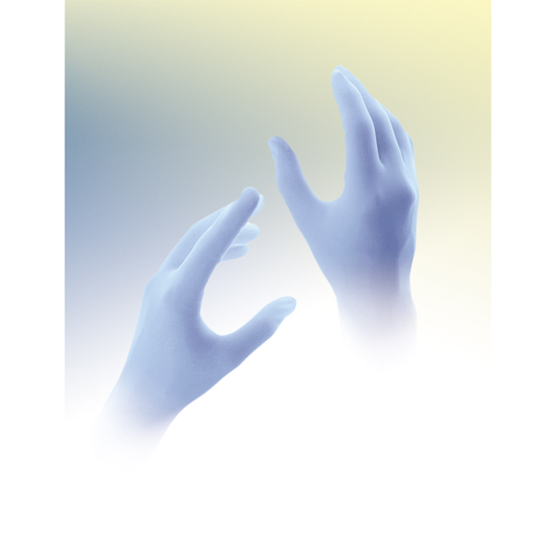 Qualatrile™ Disposable Gloves, Large, Nitrile, 5-mil, Powdered, Blue