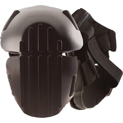 Hard Shell Knee Pads, Hook and Loop Style, Plastic Caps, Foam Pads