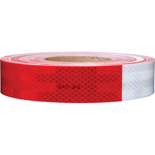3M™ Scotchlite™ Diamond Grade™ Conspicuity Sheeting Series 983, 2" W x 24" L, Red & White