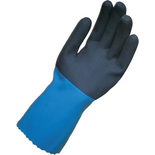 StanZoil NL34 Gloves, Size Large/8, 12" L, Neoprene, Cotton Inner Lining, 28-mil