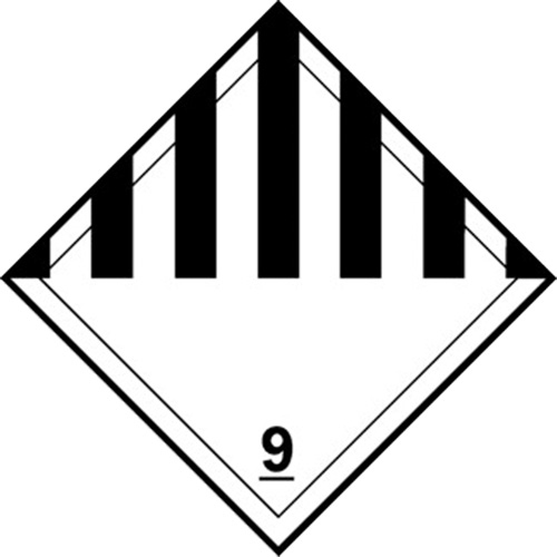 Miscellaneous Danger TDG Placard, Plastic