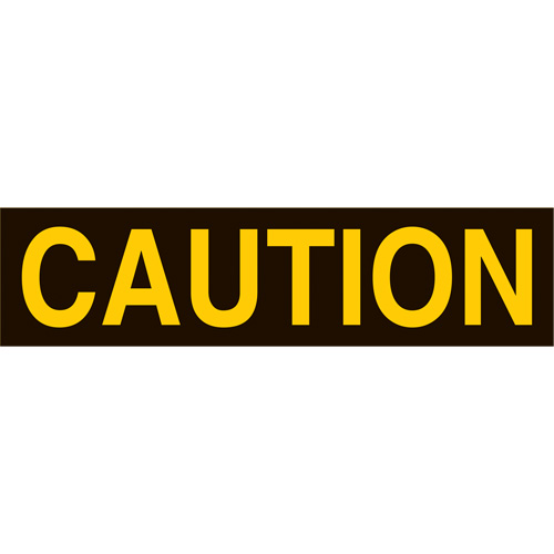"Caution" Sign, 7" x 10", Polystyrene, English