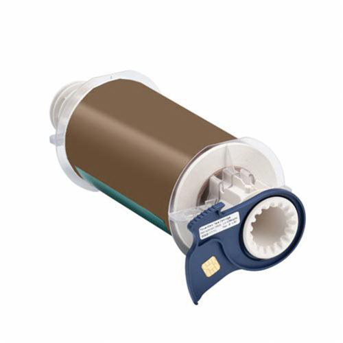 Indoor-Outdoor Label Printer Tape, Vinyl, Gold, 6" Width
