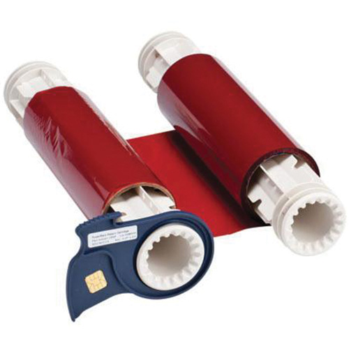 RIBBON POWERMARK RED 6.25"X200' MONOCHR