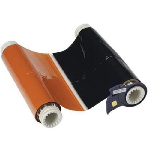 RIBBON POWERMARK 2 CLR 8" BLK/OR 8.8"X200'