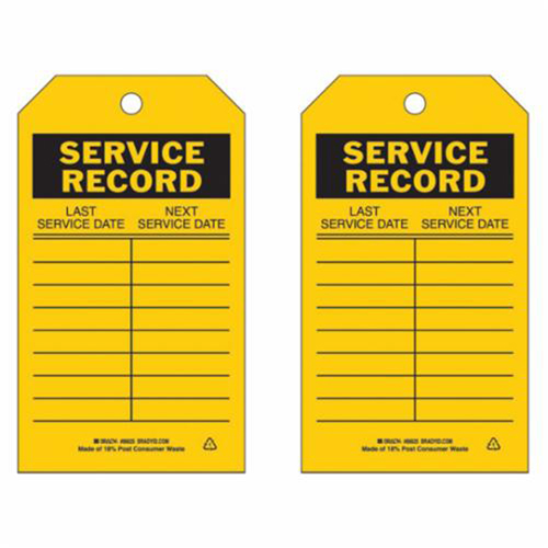 Material Control Tags, Polyester, 4" W x 7" H, English