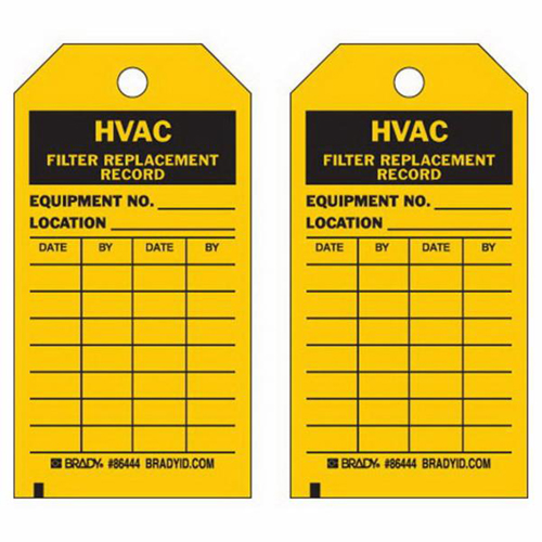 Material Control Tags, Polyester, 3" W x 5-3/4" H, English