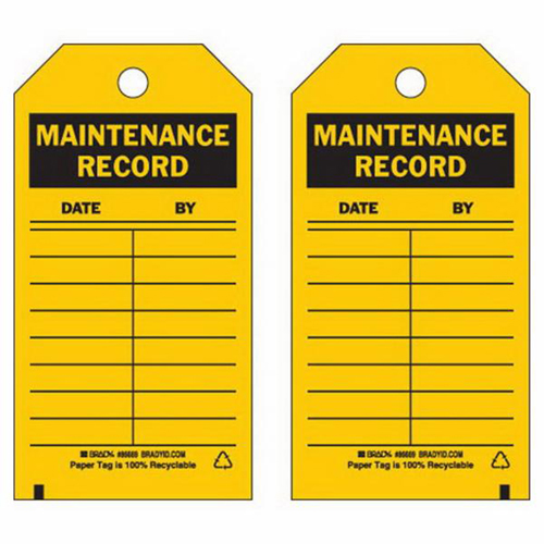 Material Control Tags, Paper, 3" W x 5-3/4" H, English