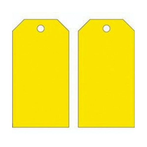 Blank Accident Prevention Tags, Metal, 3" W x 5-3/4" H