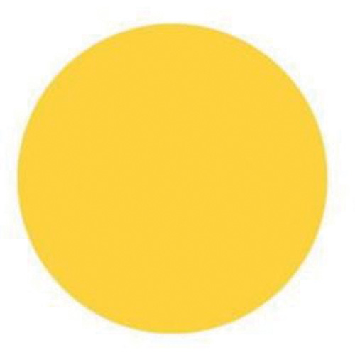 Round Write-On Labels, Circle, 1.5" L x 1.5" W, Yellow