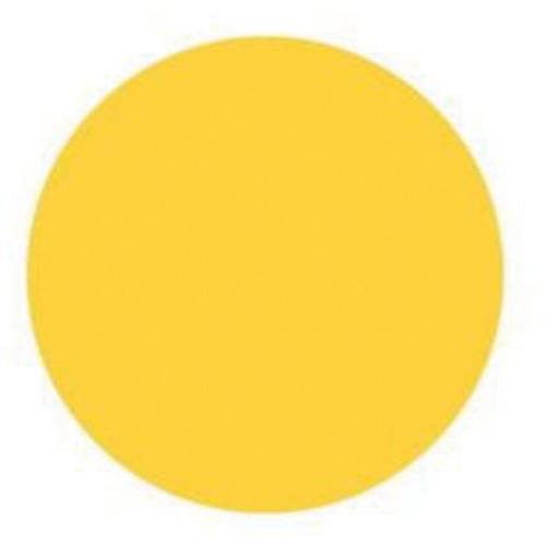 Round Write-On Labels, Circle, 3" L x 3" W, Yellow