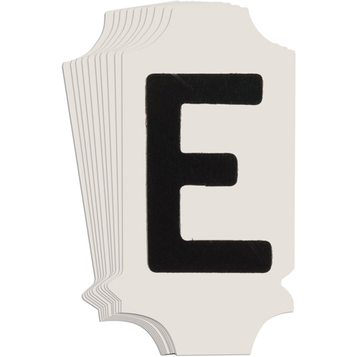 Quick-Align® Individual Gothic Number and Letter Labels, E, 1" H, Black