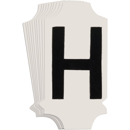 Quick-Align®Individual Gothic Number and Letter Labels, H, 1" H, Black