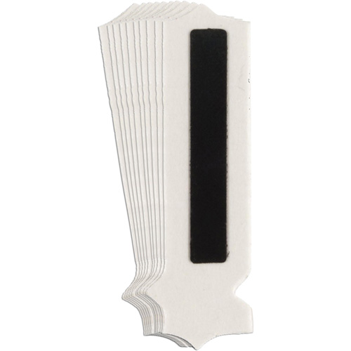 Quick-Align®Individual Gothic Number and Letter Labels, I, 1" H, Black
