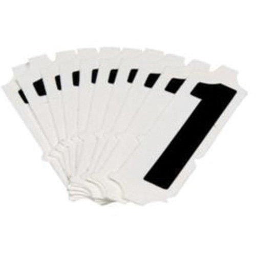Quick-Align® Individual Gothic Number and Letter Labels, 1, 2" H, Black