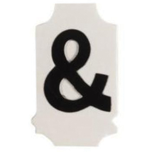 Quick-Align® Individual Gothic Number and Letter Labels, 2, 2" H, Black