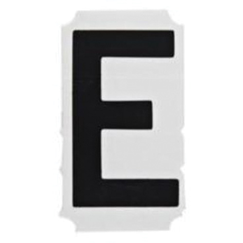 Quick-Align® Individual Gothic Number and Letter Labels, E, 2" H, Black